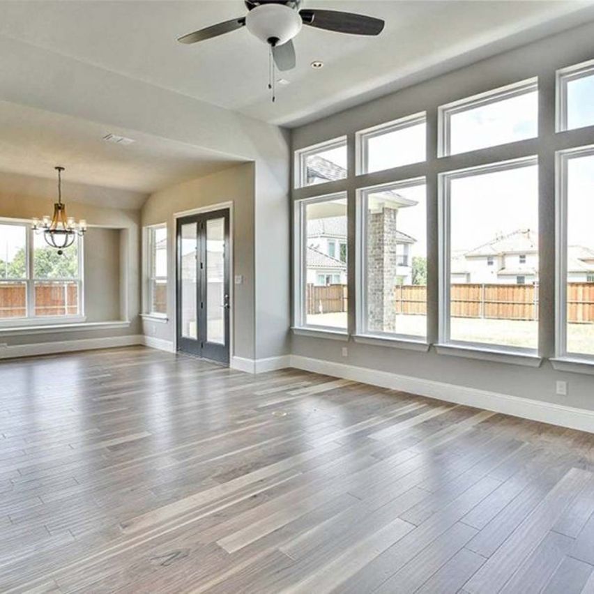 Hand Scraped Ash Walnut Flooring - 5