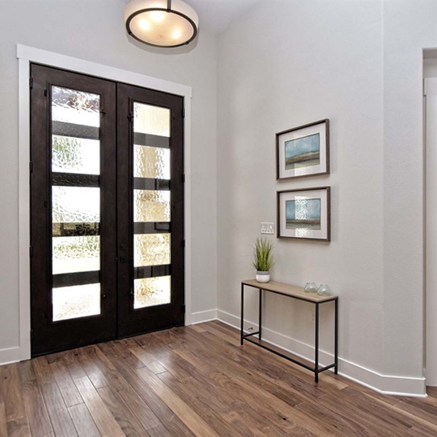 Hand Scraped Ash Walnut Flooring - 5