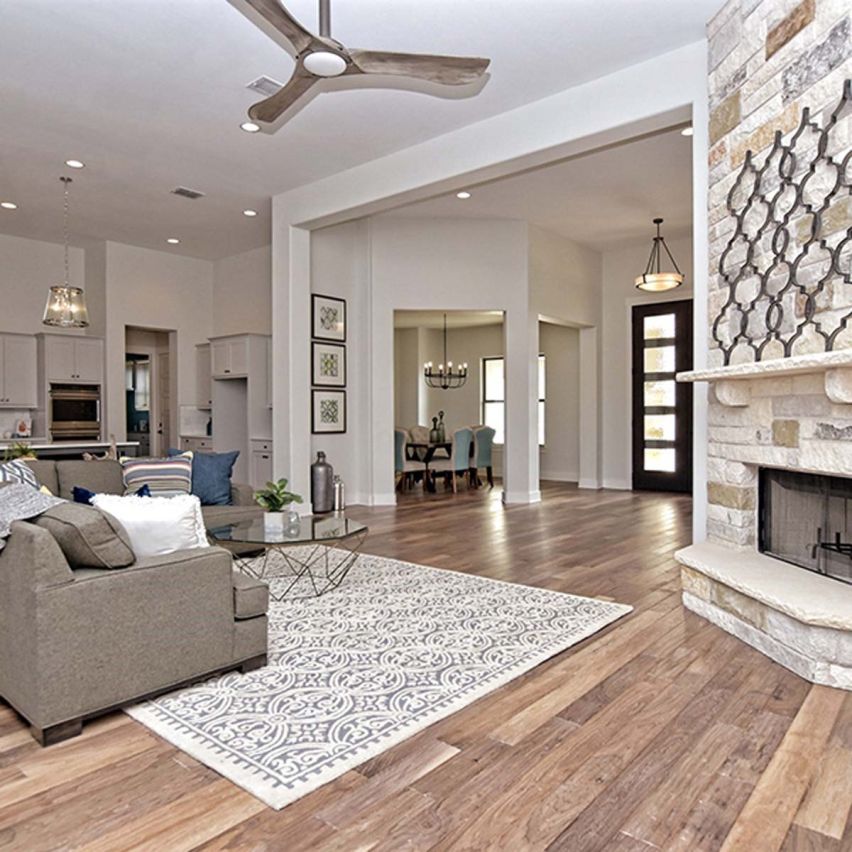 Hand Scraped Ash Walnut Flooring - 5