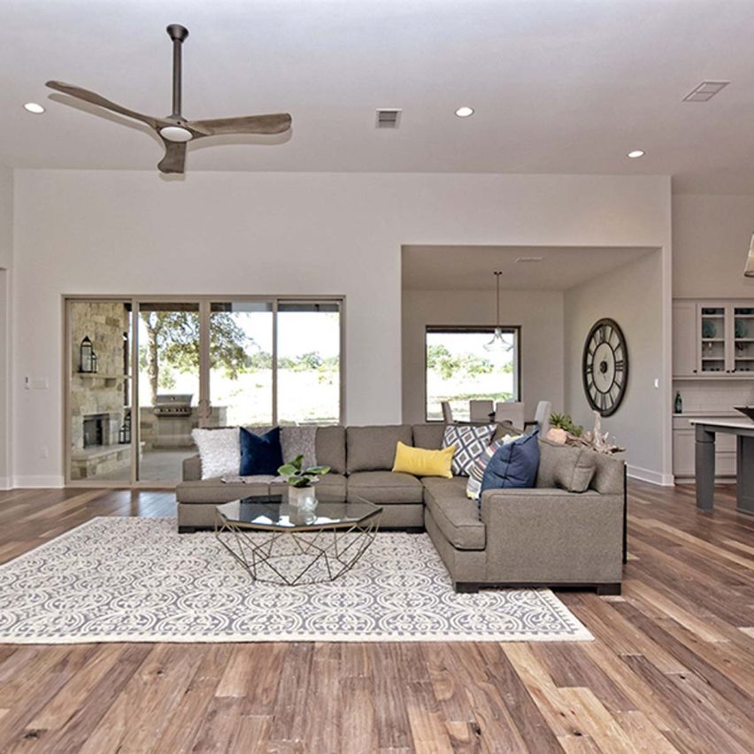 Hand Scraped Ash Walnut Flooring - 5