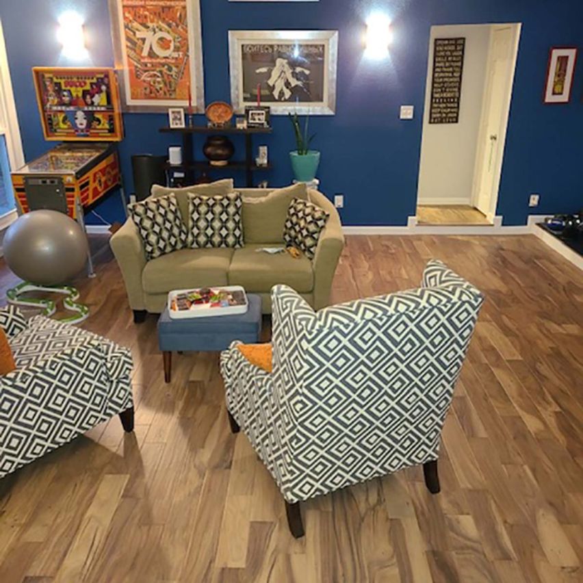 Hand Scraped Ash Acacia Flooring - 4.75