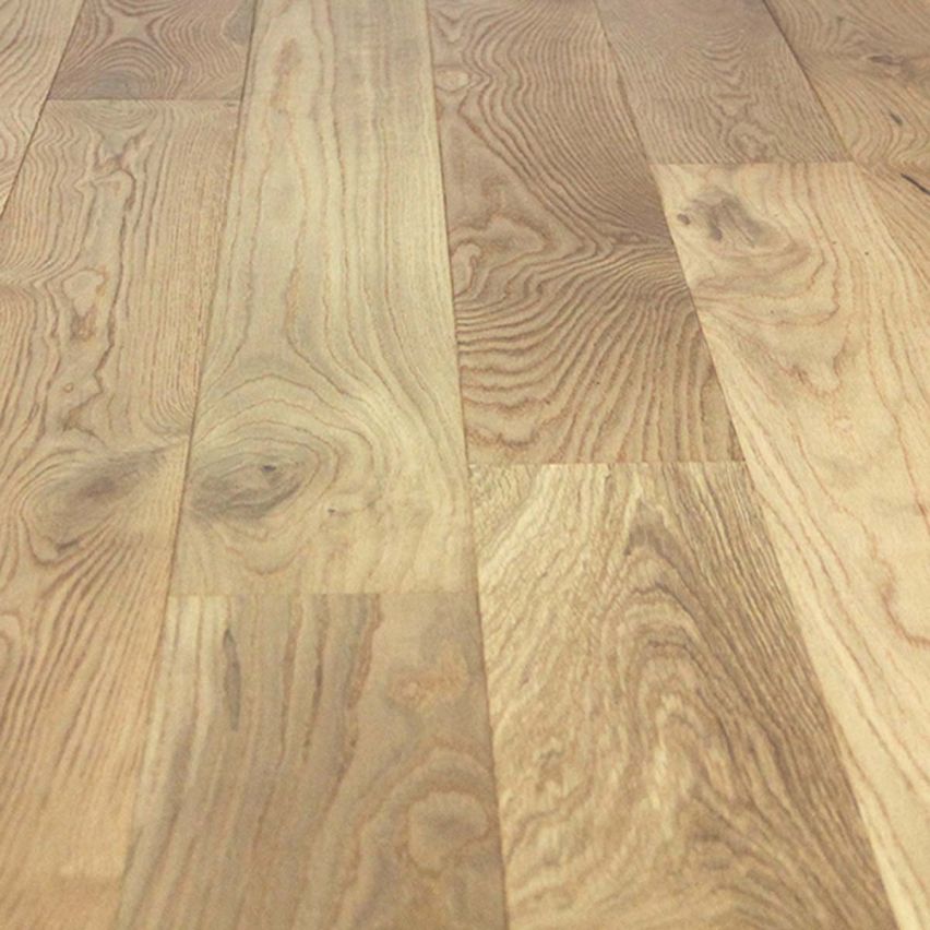Wire Brushed Natural White Oak Flooring