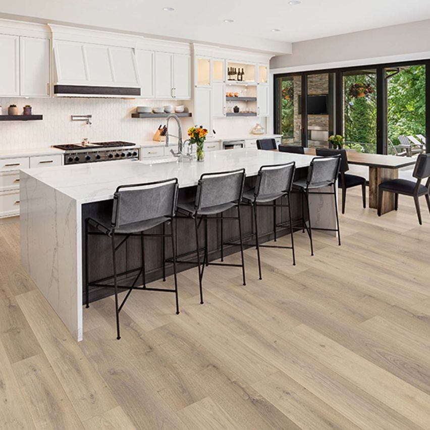 Wire Brushed Everest White Oak Rigid Core Vinyl