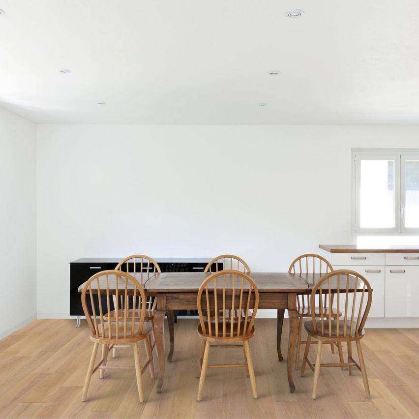 Wire Brushed Ibiza White Oak Flooring - 7.5