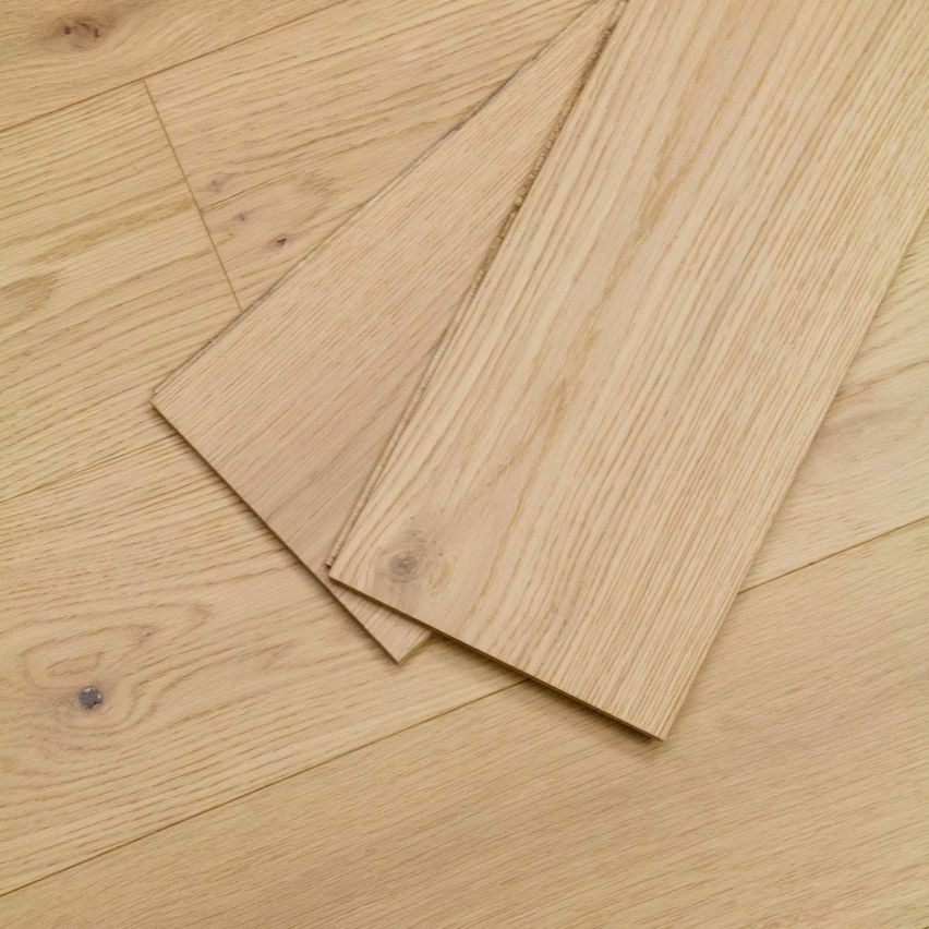 Wire Brushed Taos White Oak Flooring - 7.5
