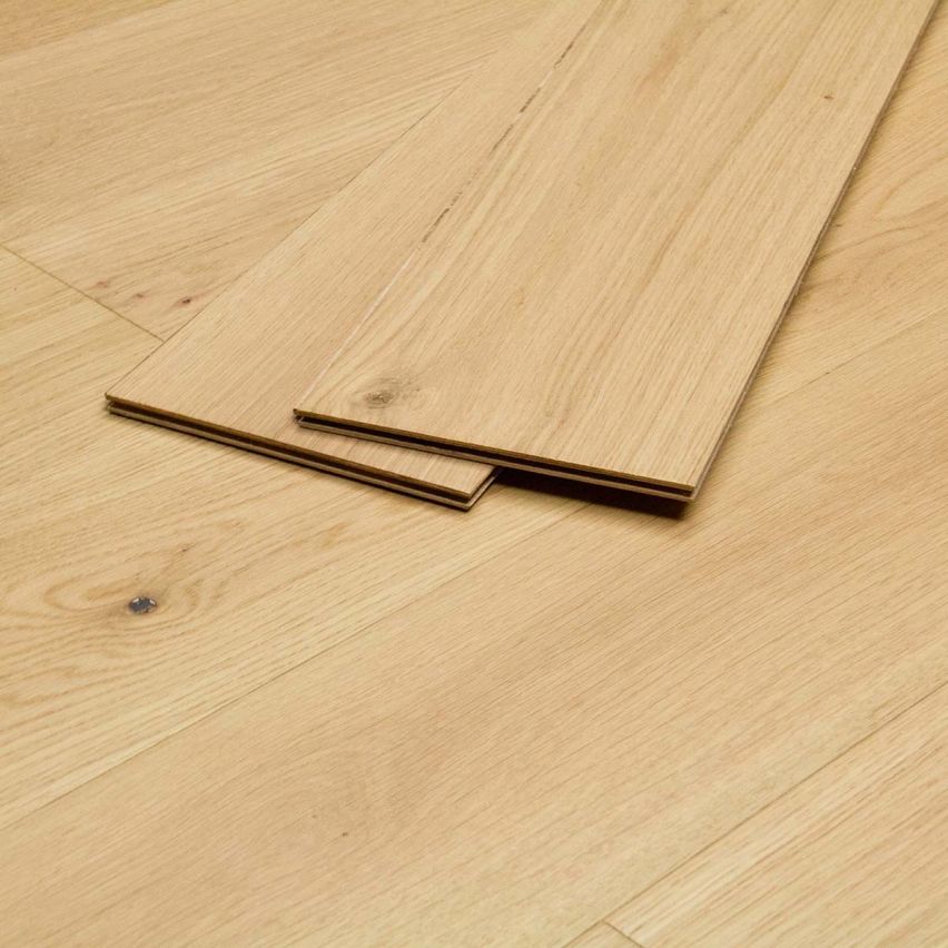 Wire Brushed Taos White Oak Flooring - 7.5