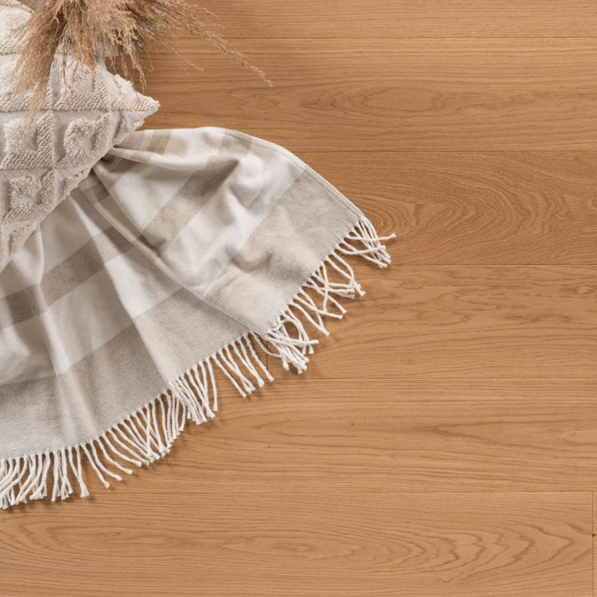 Wire Brushed Terrazza White Oak Flooring - 7.5