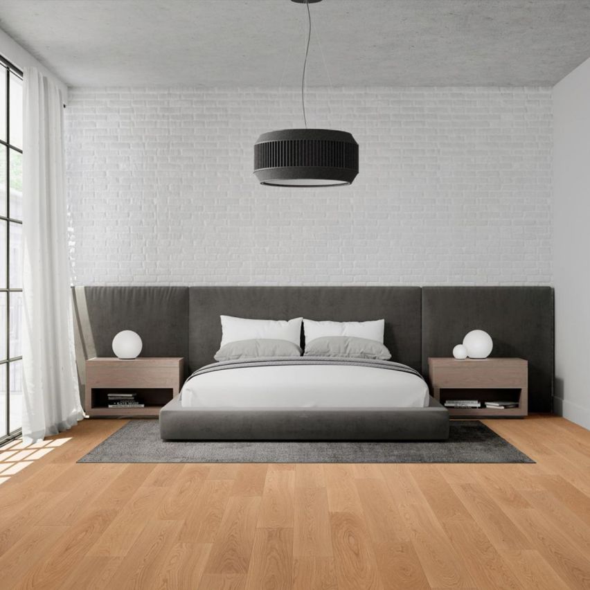 Wire Brushed Terrazza White Oak Flooring - 7.5