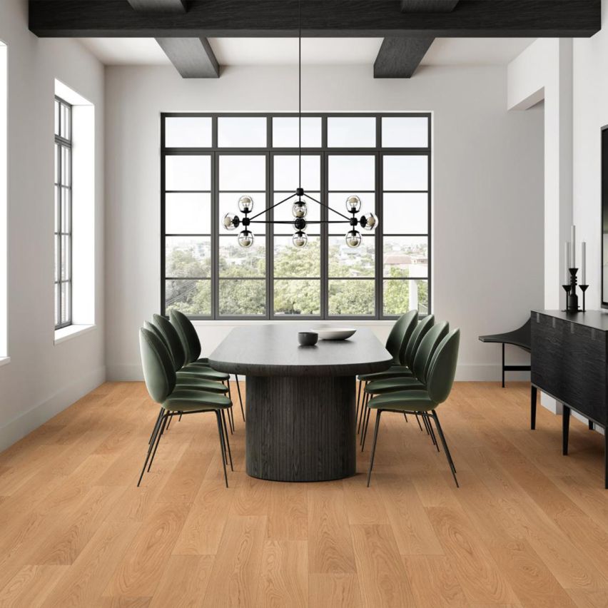 Wire Brushed Terrazza White Oak Flooring - 7.5
