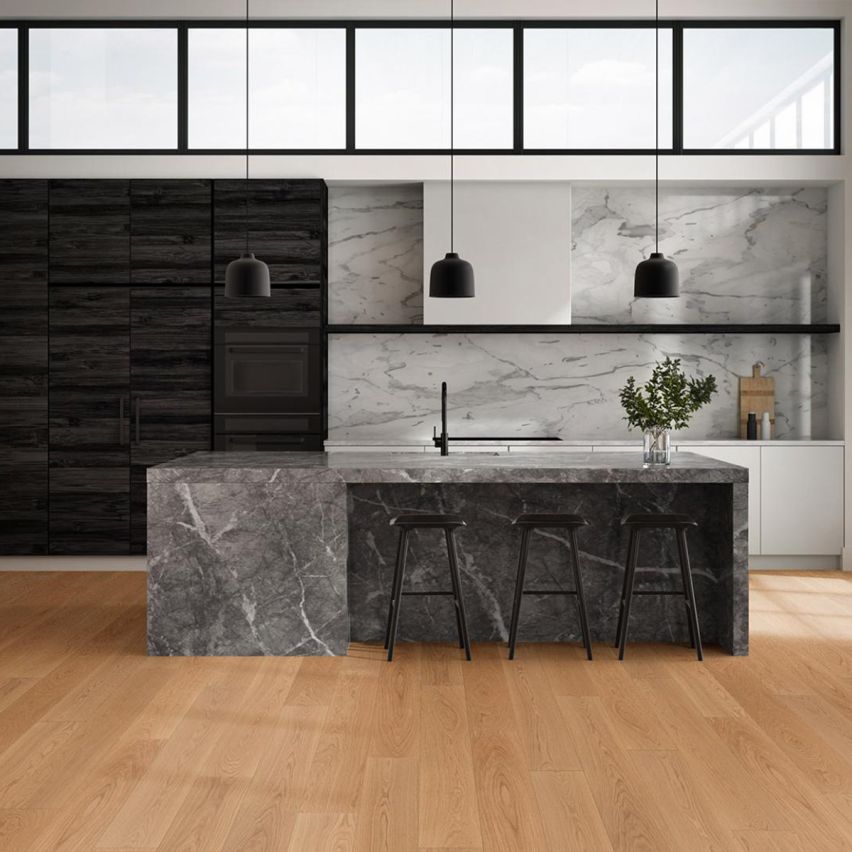 Wire Brushed Terrazza White Oak Flooring - 7.5