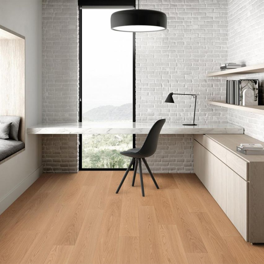 Wire Brushed Terrazza White Oak Flooring - 7.5