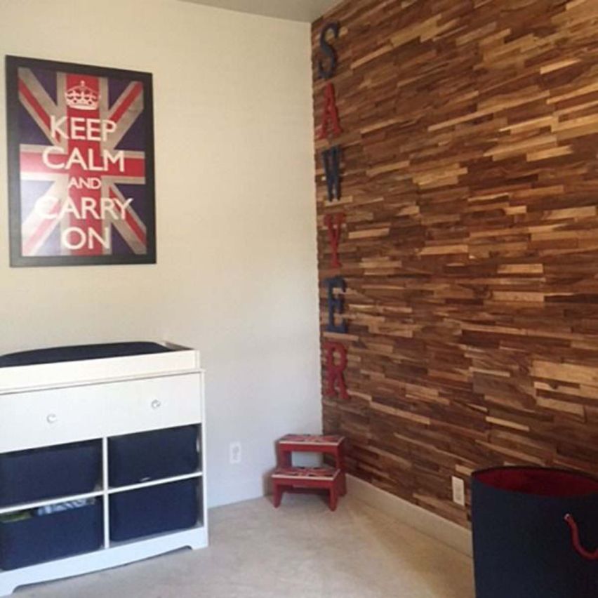 3D Textured Natural Acacia Walling 8