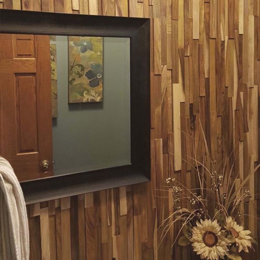 3D Textured Natural Acacia Walling 8