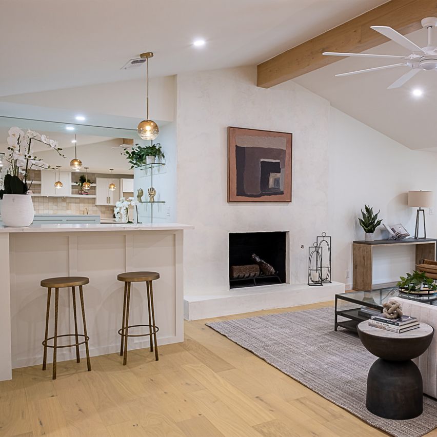 Wire Brushed Whistler White Oak Flooring - 7.5