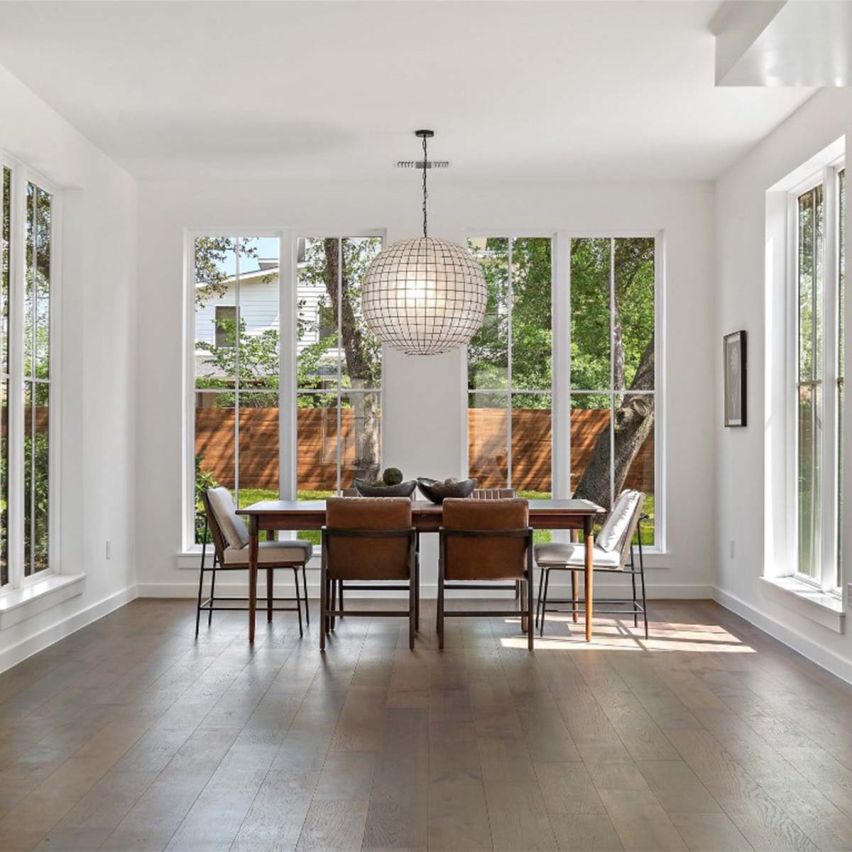 Wire Brushed Yellowstone Hickory Flooring - 7.5