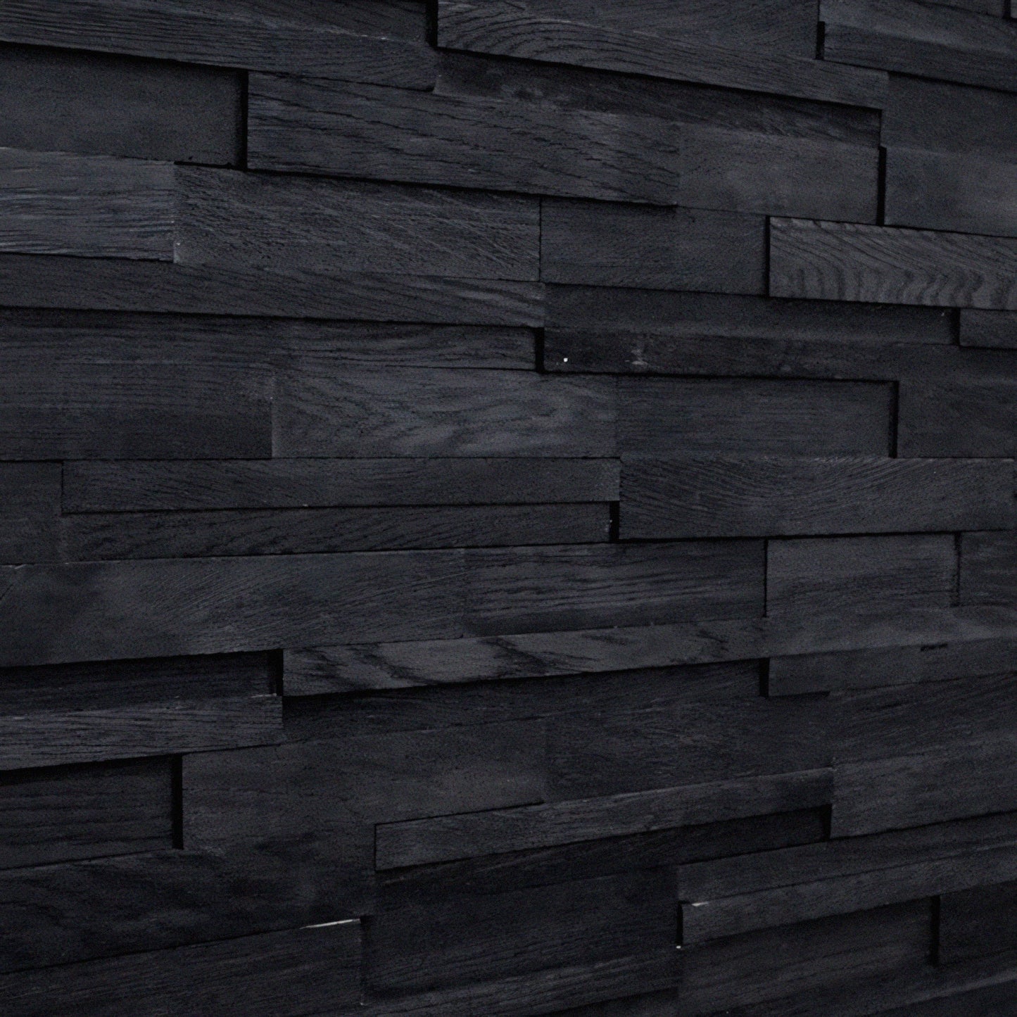 Ebony Oak 3D Block Panels