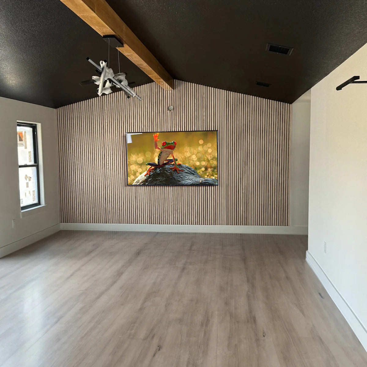 Parchment Oak Acoustic Slat Panels 94.5"