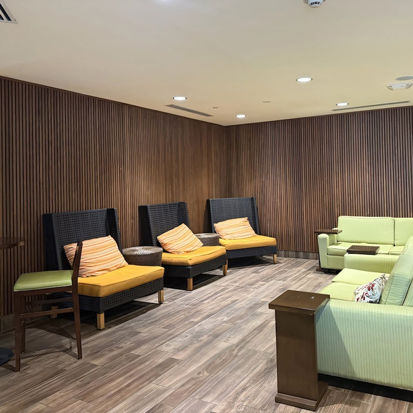 Natural Walnut Acoustic Slat Panels 120"