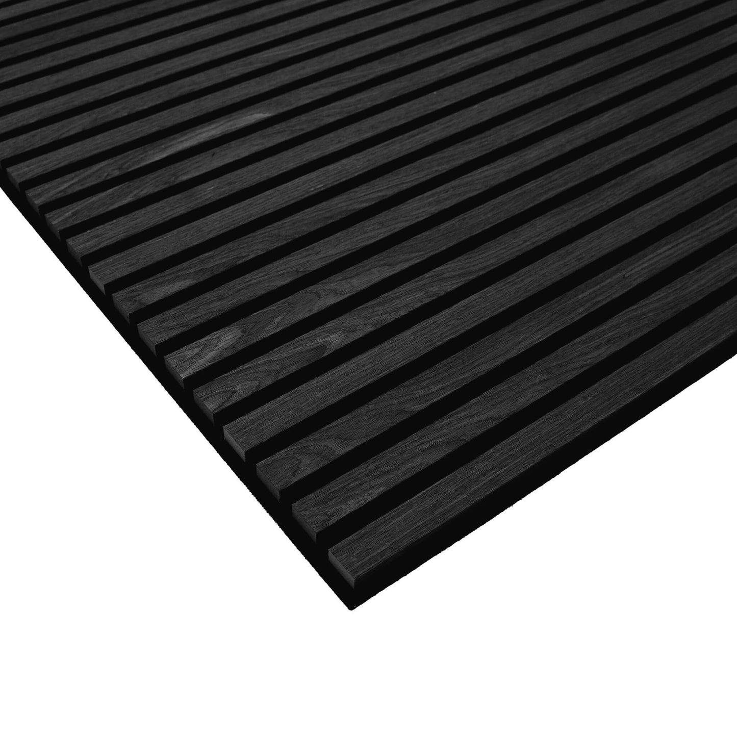 Noir White Oak Acoustic Slat Panels 120"