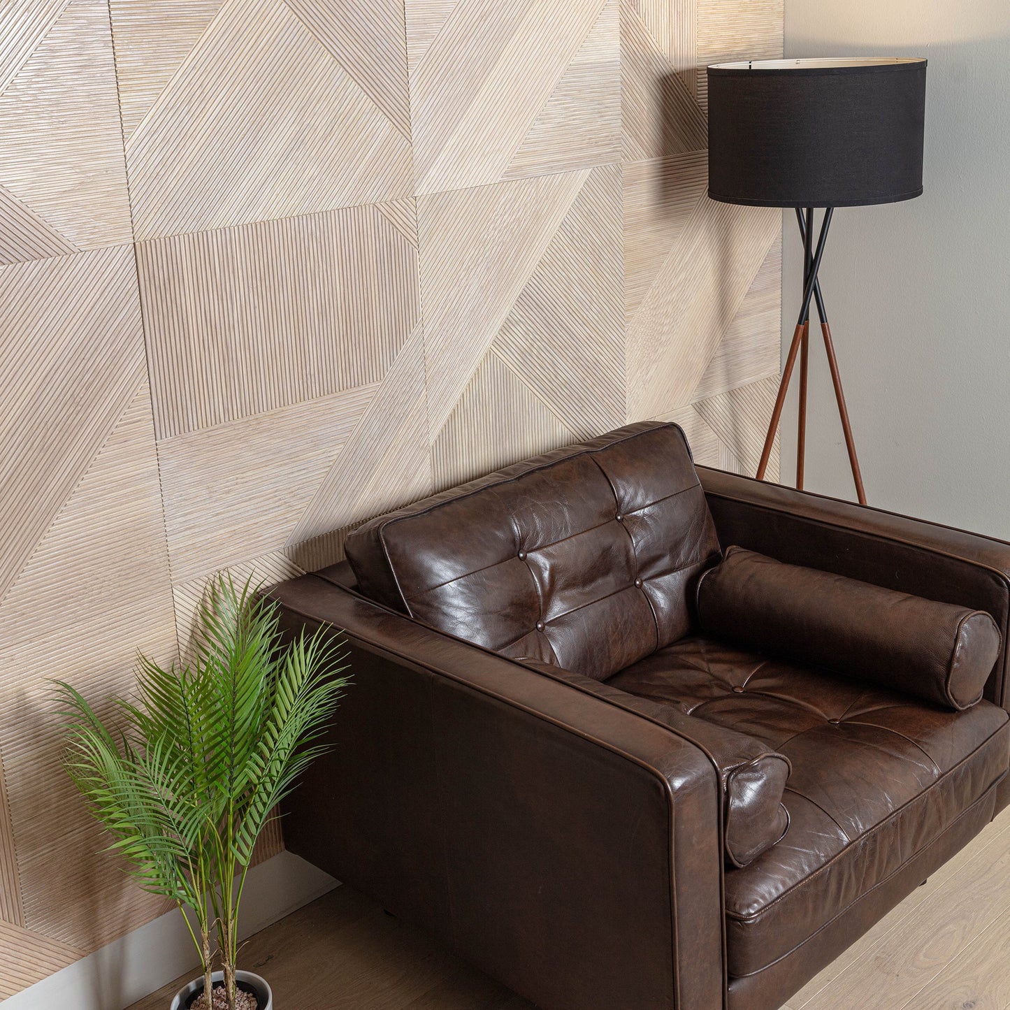 Natural Ash Wood Wall Panel