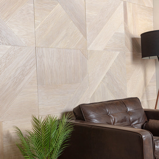 Natural Ash Wood Wall Panel