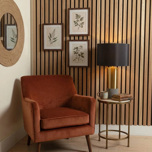 AFD Zebra Wood Extra Wide Acoustic Slat Panels