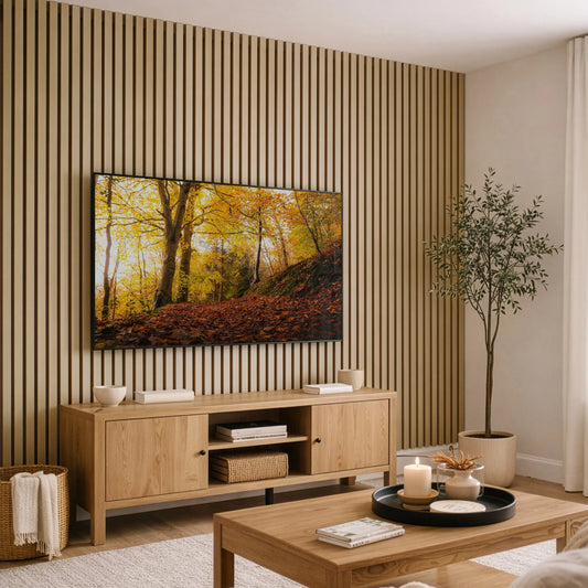 AFD White Oak Extra Wide Acoustic Slat Panels