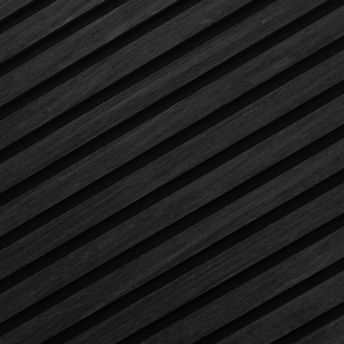 Noir White Oak Acoustic Slat Panels 120"