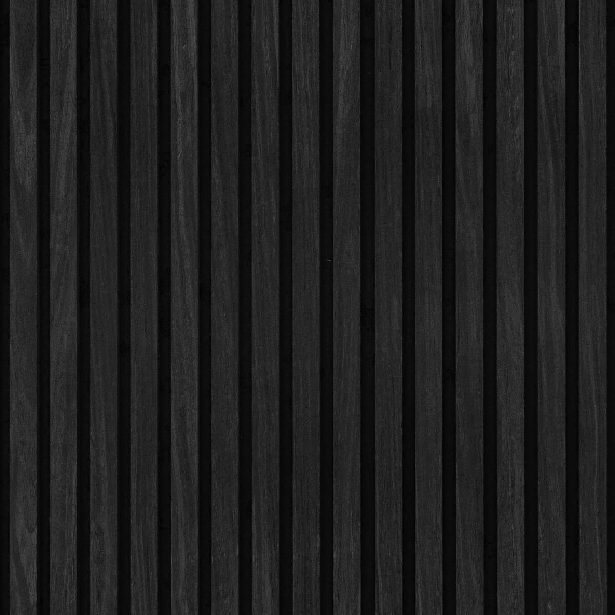 Noir White Oak Acoustic Slat Panels 120"