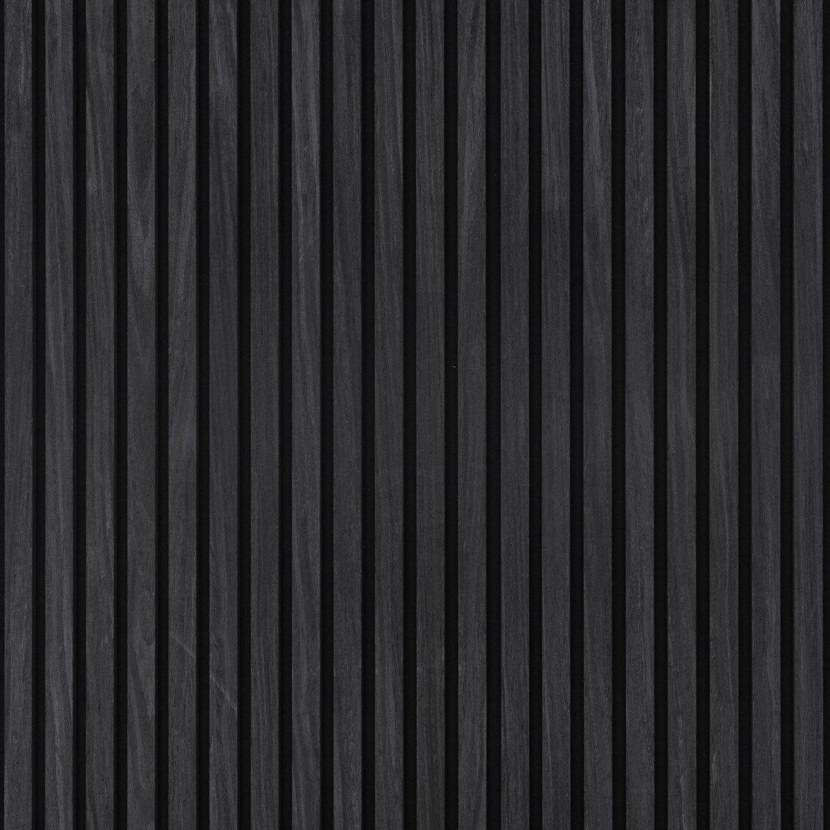 Graphite Oak Acoustic Slat Panels 94.5"
