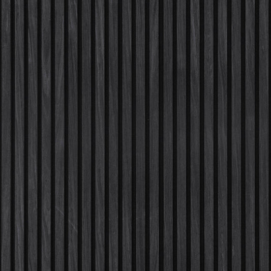 Graphite Oak Acoustic Slat Panels 94.5"