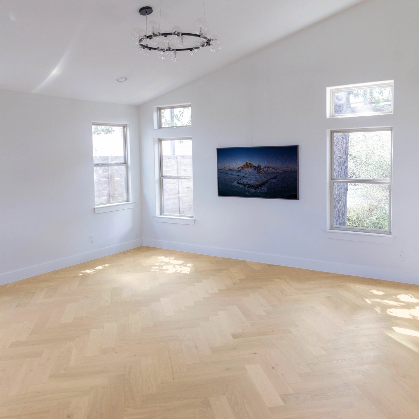 Chalet Herringbone White Oak