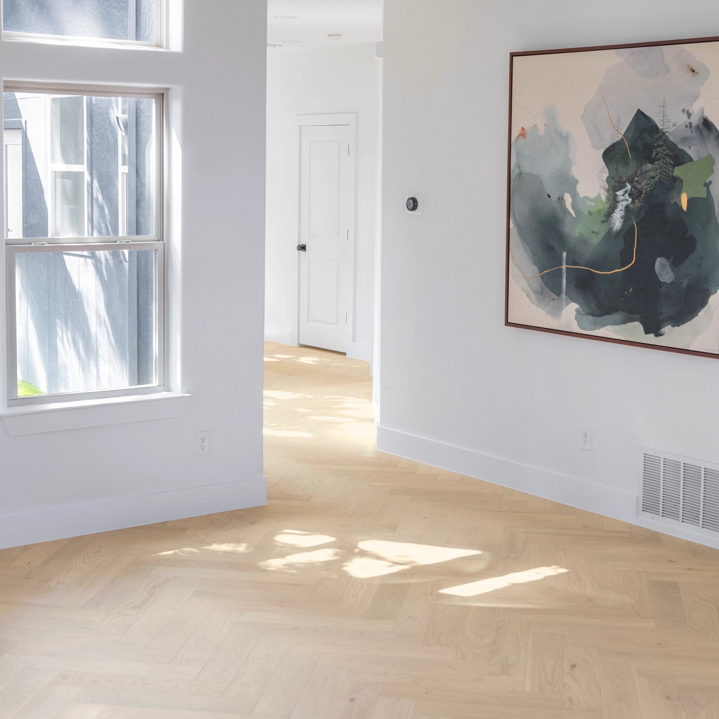 Chalet Herringbone White Oak