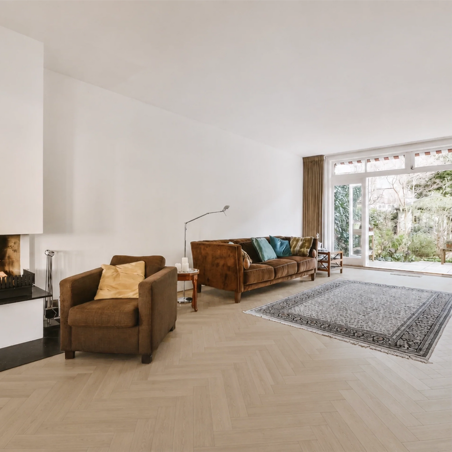 Coastal Herringbone White Oak