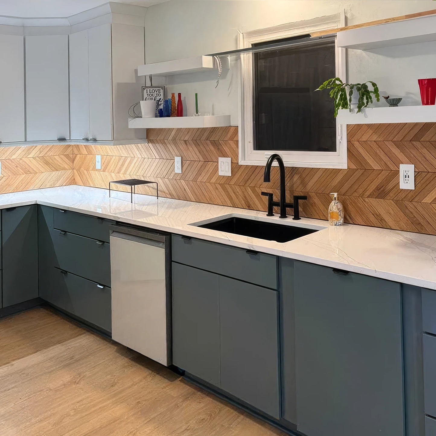 Chevron Natural White Oak