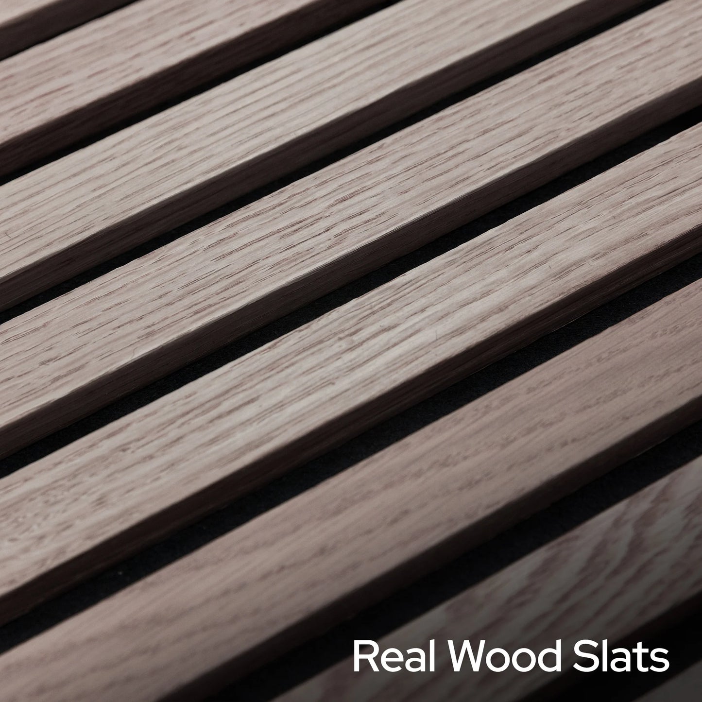 Leather Oak Acoustic Slat Panels 94.5"