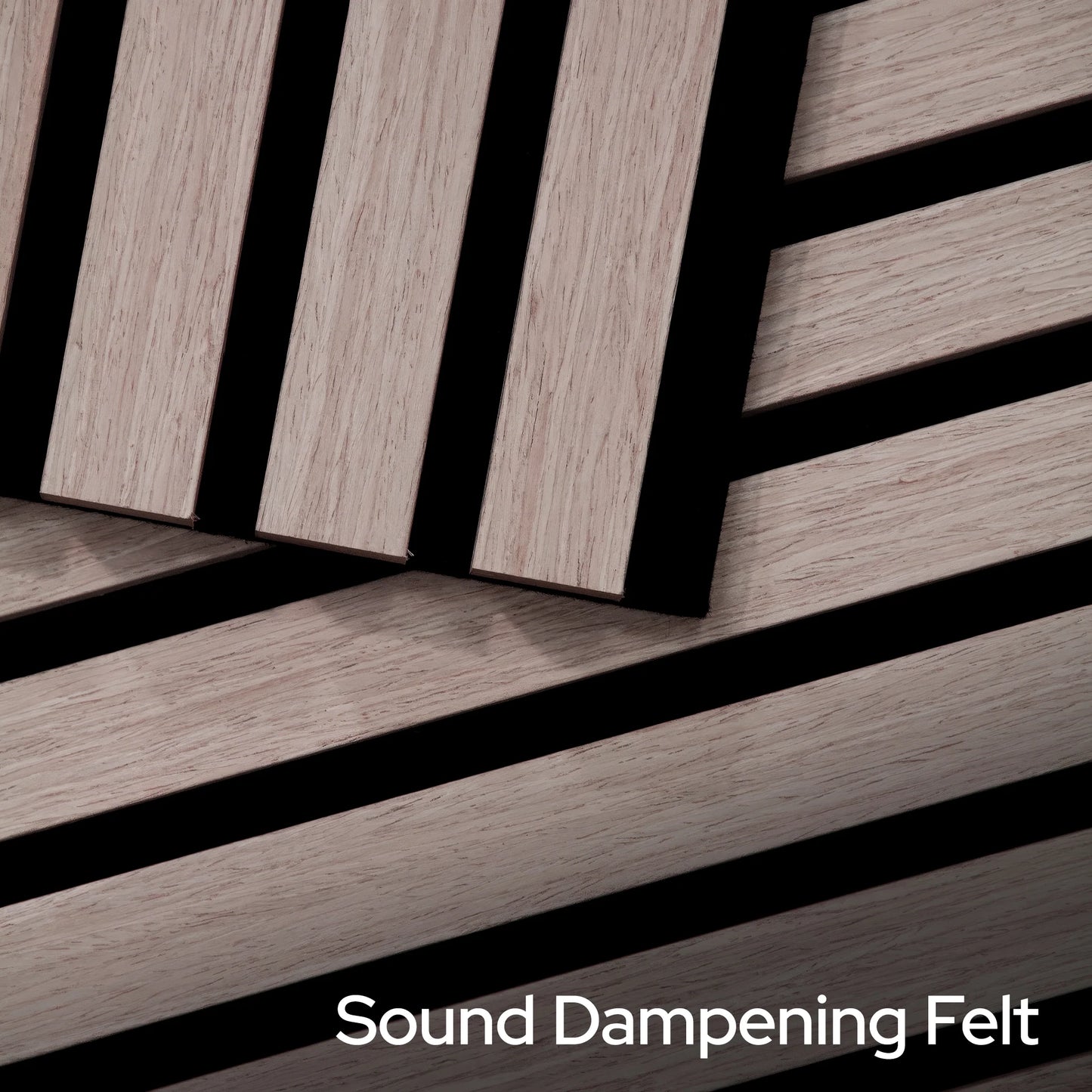 Leather Oak Acoustic Slat Panels 94.5"