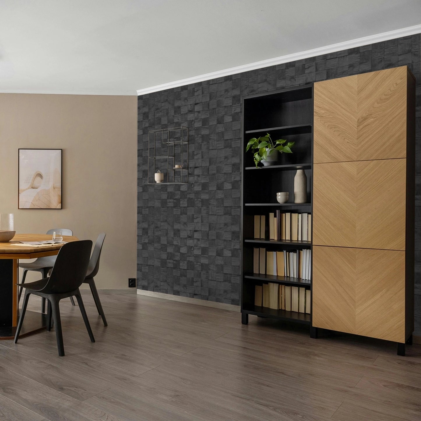 Ebony Oak End Grain Panels