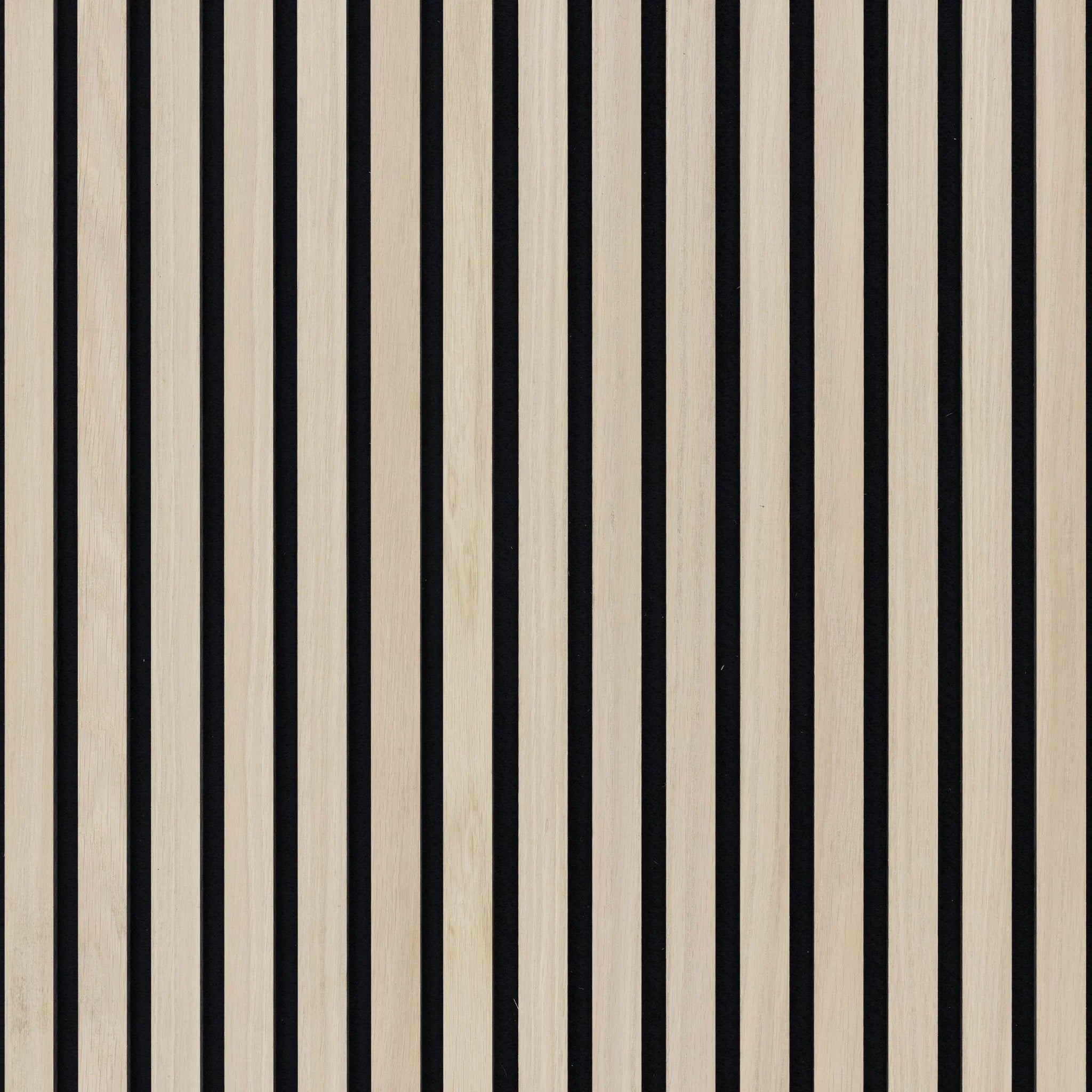 Raw Natural Oak Acoustic Slat Panels 120"