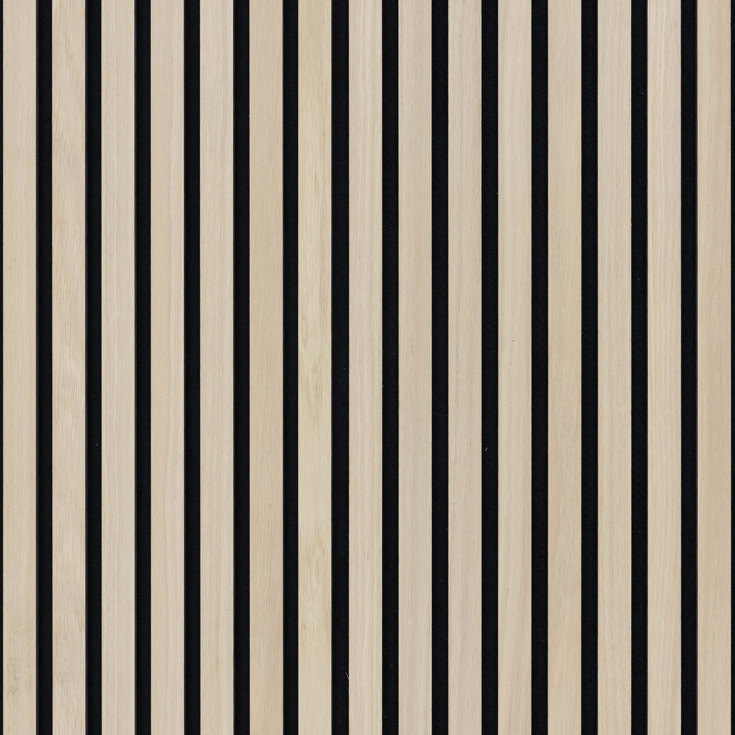 Raw Natural Oak Acoustic Slat Panels 120"