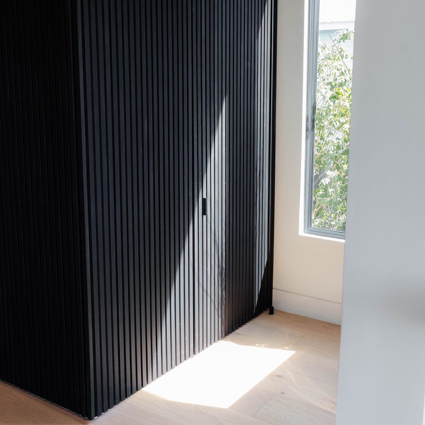 Noir White Oak Acoustic Slat Panels 94.5"