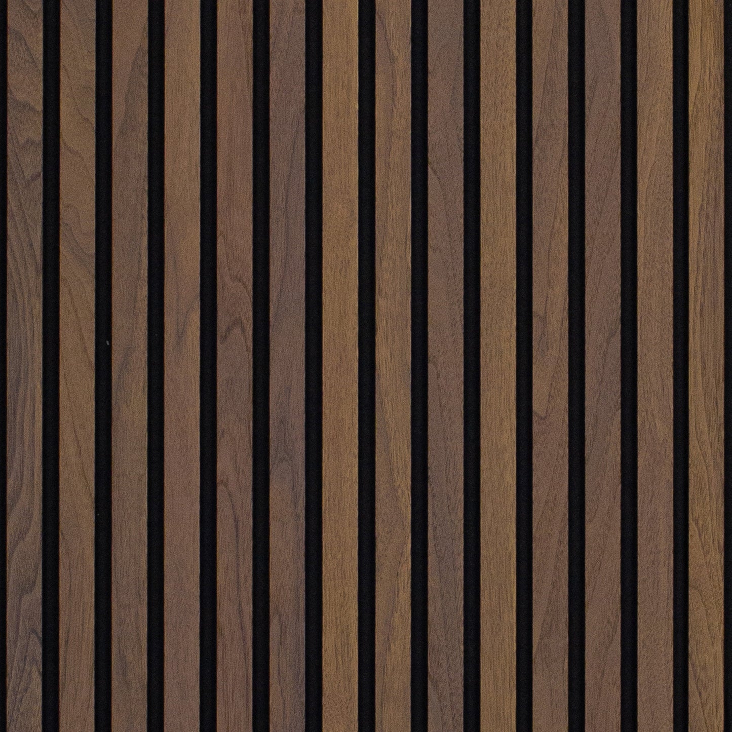 Natural Walnut Acoustic Slat Panels 120"