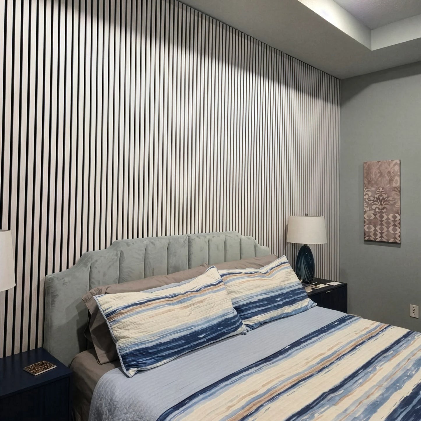 Beachfront Oak Acoustic Slat Panels 120"