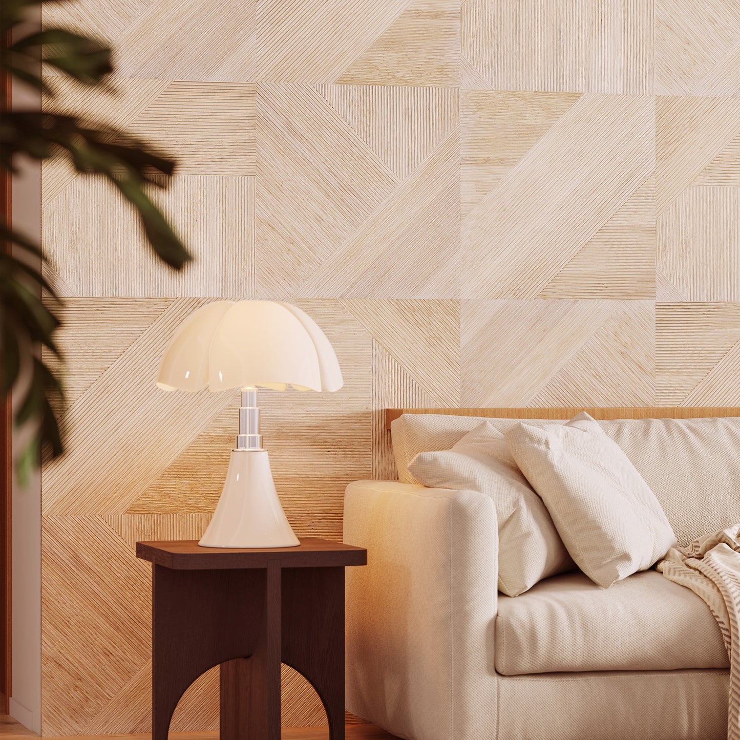 Natural Ash Wood Wall Panel