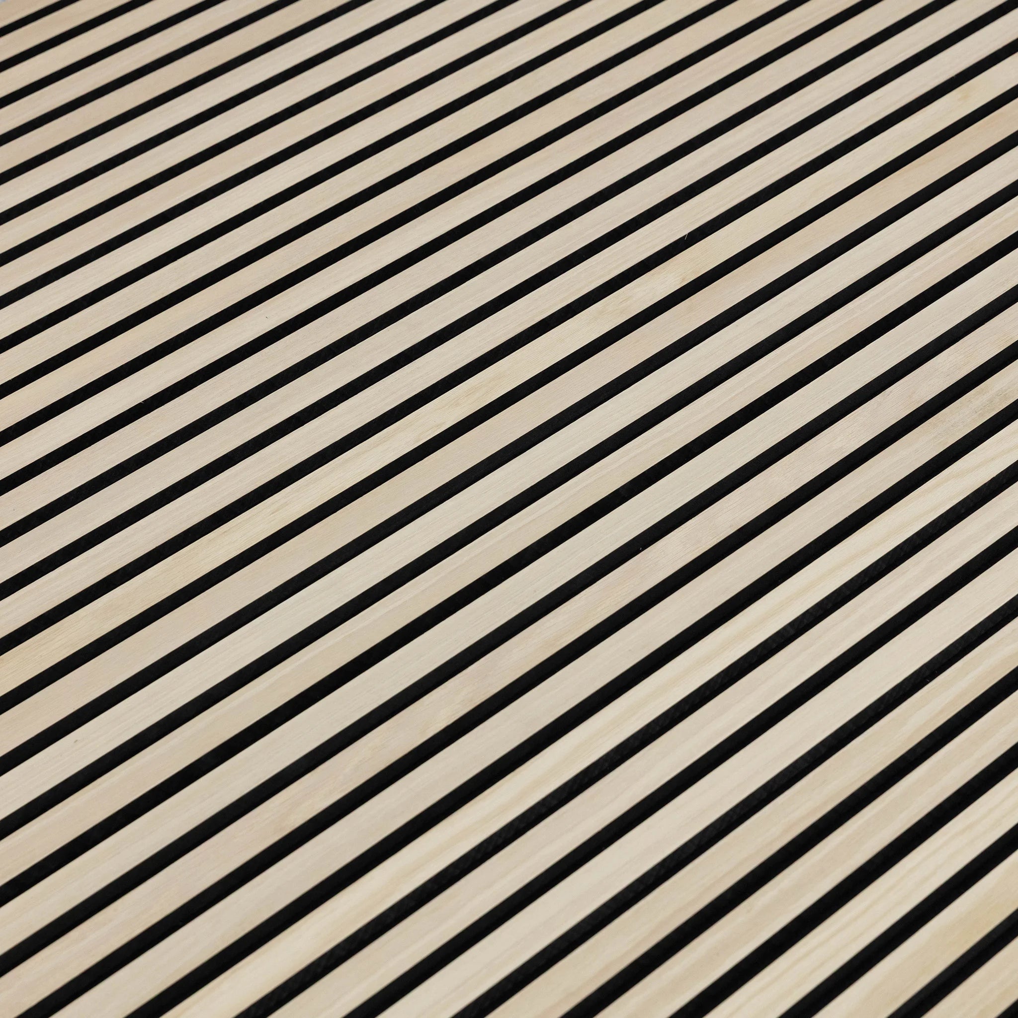 Raw Natural Oak Acoustic Slat Panels 120"