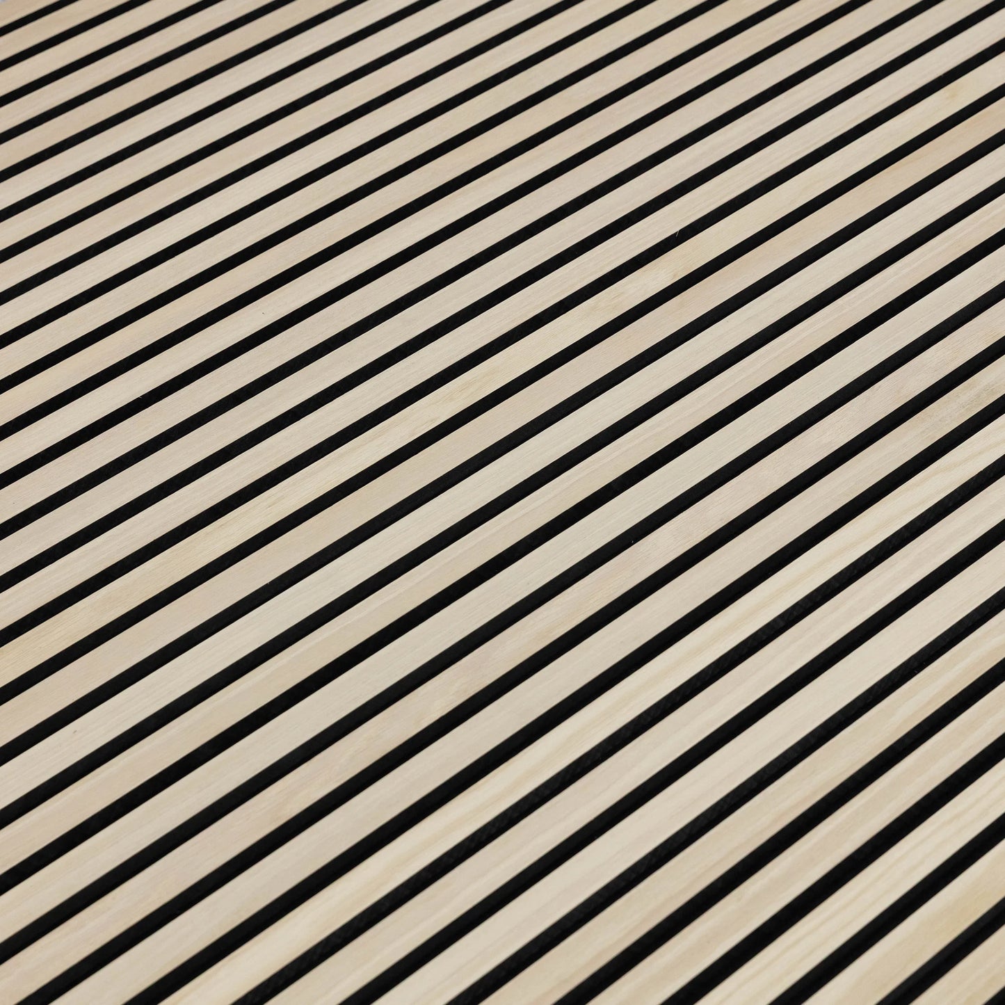Raw Natural Oak Acoustic Slat Panels 120"