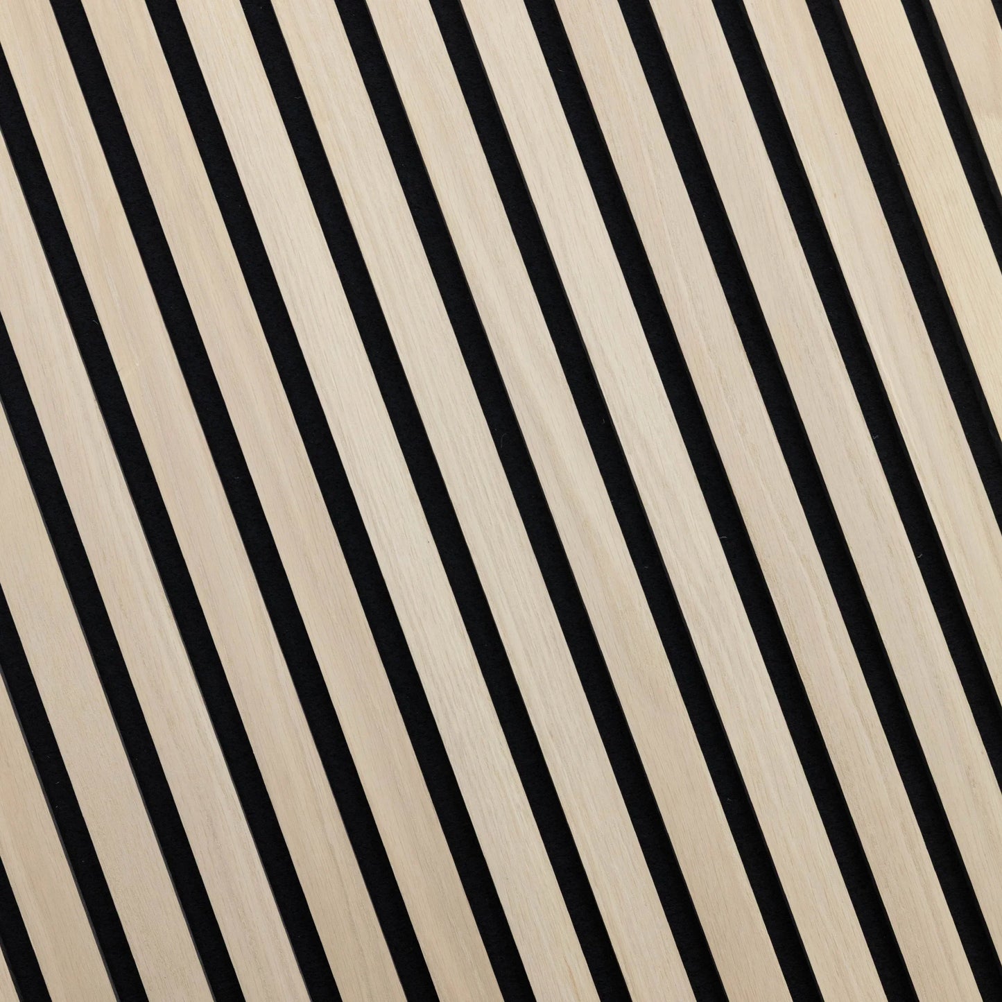 Raw Natural Oak Acoustic Slat Panels 120"