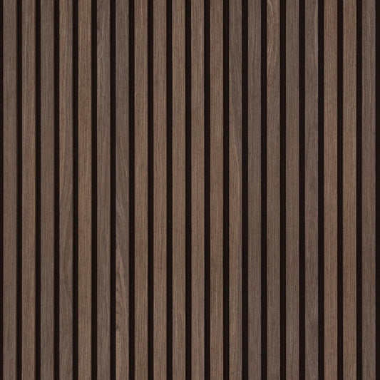 Toasted Walnut Acoustic Slat Panels 120"