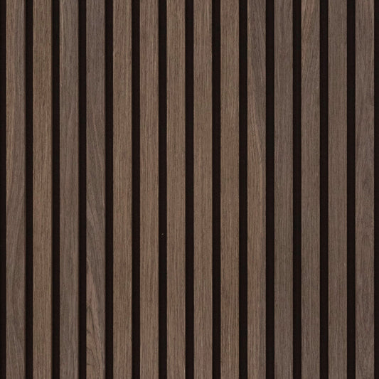 Toasted Walnut Acoustic Slat Panels 94.5"