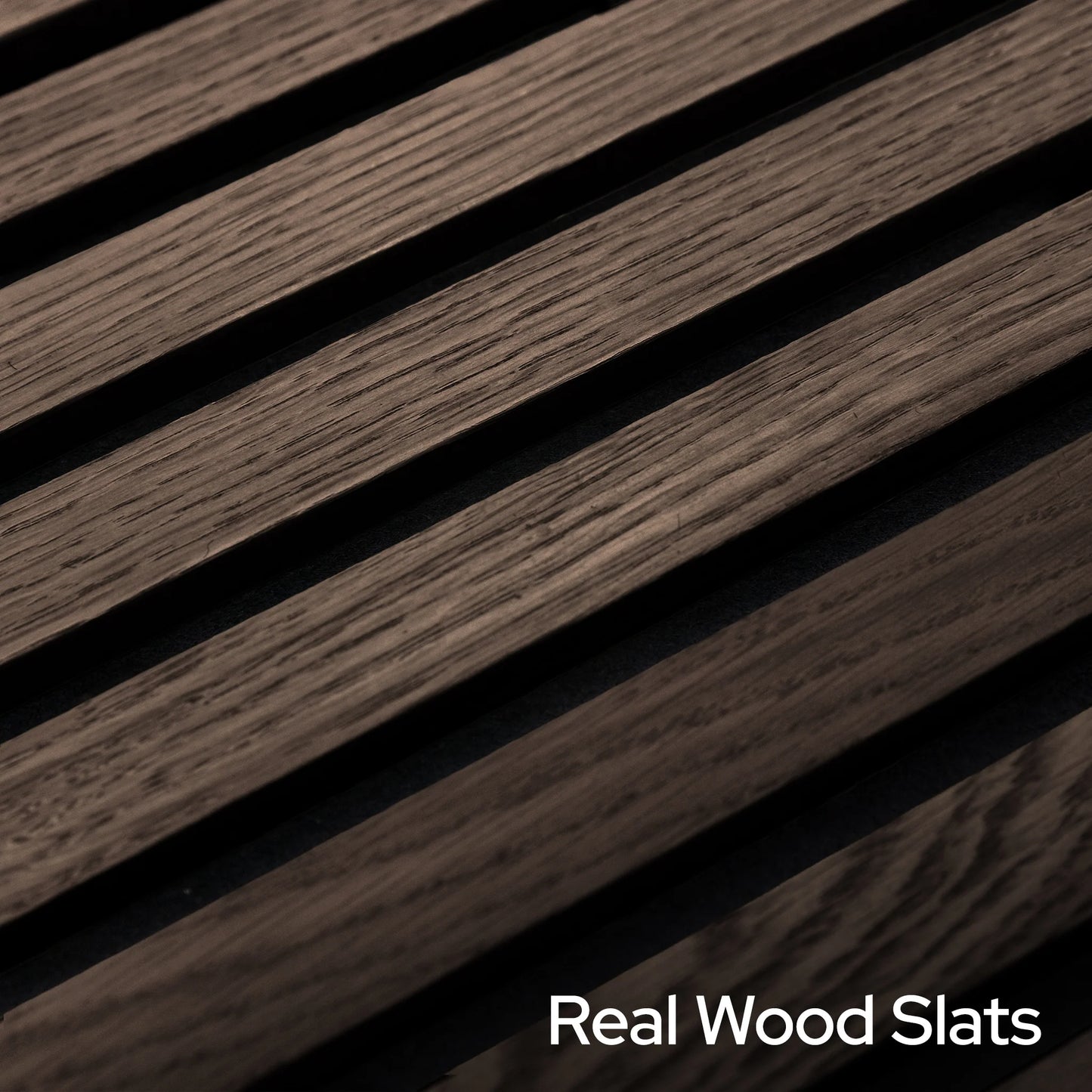 Toasted Walnut Acoustic Slat Panels 94.5"